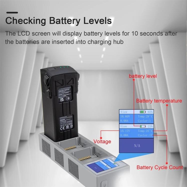 For DJI Mavic 3 YX Battery Charger Digital Display Color Screen Charging Manager, Mavic 3 Charging Manager