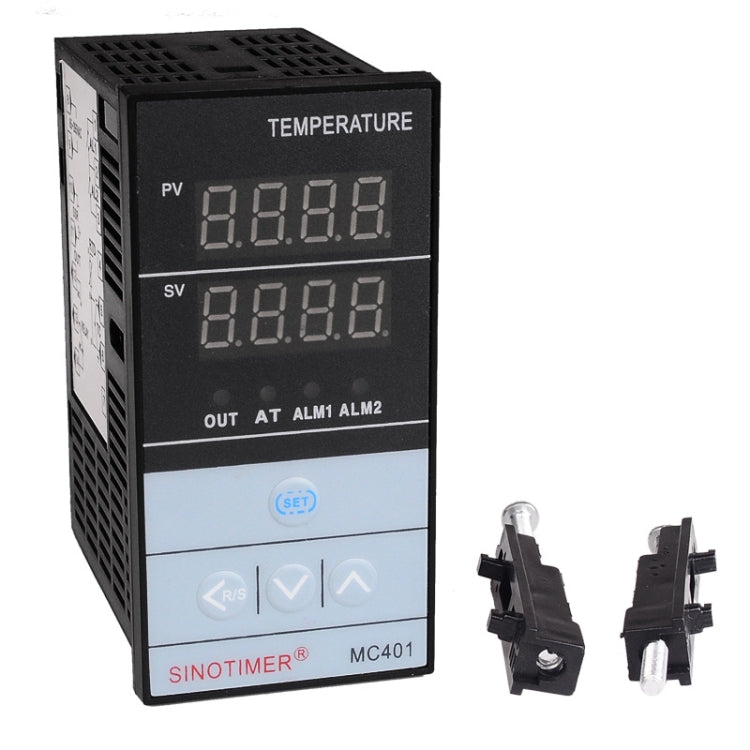 SINOTIMER MC401 Universal Input Short Case PID Intelligent Temperature Controller Meter Heating Cooling Relay SSR Solid State Output, MC401