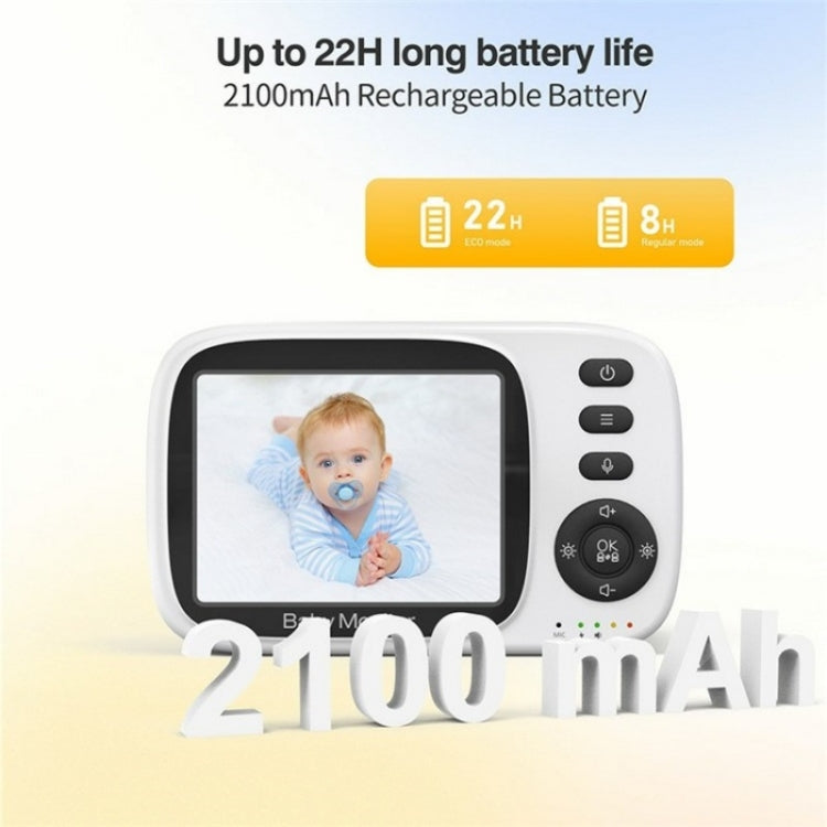 MC632A 2 Way Voice Talk Temperature Monitoring Baby Camera 3.2 inch Screen Baby Monitor, MC632A