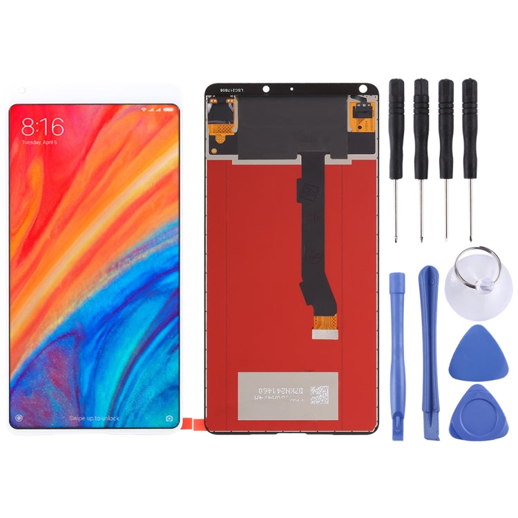 LCD Screen and Digitizer Full Assembly for Xiaomi MI Mix 2S, MI Mix 2S, For MI Mix 2S For MI Mix 2S White