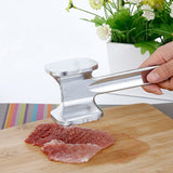 2 PCS Aluminum Alloy Loose Tenderizers Meat Hammer Steak Pork Kitchen Tools, Middle Size: 5.0 x 22.5cm, Middle Size: 5.0 x 22.5cm