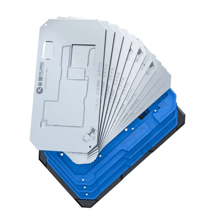 MiJing Z20 Pro For iPhone X-13 Pro Max 14 in 1 Middle Layer Motherboard Reballing Soldering Platform, MiJing Z20 Pro MiJing Z20 Pro