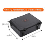 For DJI Neo 2 Sunnylife Hard Travel Shell Waterproof Shock-proof Box, Motion Fly More Combo, Fly More Combo