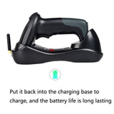 NETUM H8 Wireless Barcode Scanner Red Light Supermarket Cashier Scanner With Charger, Specification: Two-dimensional, One-dimensional, Two-dimensional