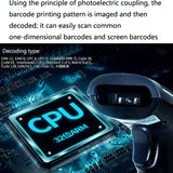 NETUM H8 Wireless Barcode Scanner Red Light Supermarket Cashier Scanner With Charger, Specification: Two-dimensional, One-dimensional, Two-dimensional