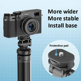 2m Metal Tripod Selfie Stick With 4 Expansion Interfaces for Phone Camera, Only Tripod