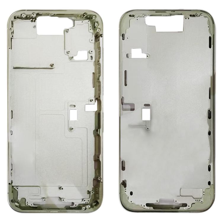 For iPhone 16 Pro Max Middle Frame Bezel Plate White