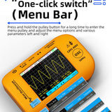 Miniature Oscilloscope Signal Generator Rechargeable Handheld Color Screen 50MHz Oscilloscope, OT4