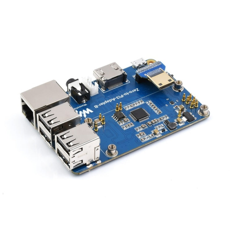 Waveshare Raspberry Pi Zero 2W To 3B Adapter for Raspberry Pi 3 Model B/B+, Pi Zero 2W To 3B Pi Zero 2W To 3B