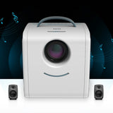 W-S1 10W Children Video Projector 30 Lumens HD 1080P LCD Technology, Support AV / USB / Mini SD Card / HDMI / Audio