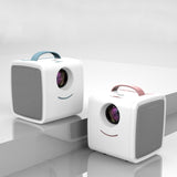 W-S1 10W Children Video Projector 30 Lumens HD 1080P LCD Technology, Support AV / USB / Mini SD Card / HDMI / Audio
