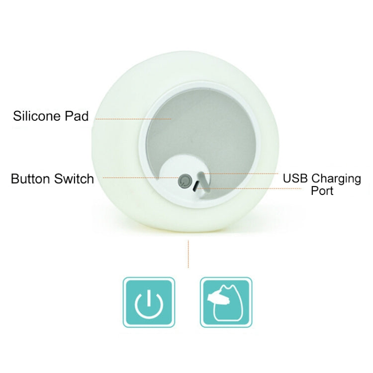 USB Charging Novelty Night Lights Cute Children Night Lamp Distant Control Touch Sensor Light Home Decor Lighting, Popular Cat ?, Pouting Cat, Lucky Cat