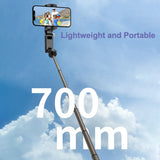 Q18 Desktop Intelligent Tracking Gimbal Stabilizer Multi-function Fill Light Selfie Stick, Q18