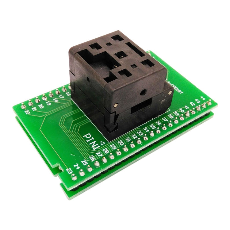 QFN44-0.5 Flip Shrapnel Burn Socket Test Socket Programmer, QFN44-0.5