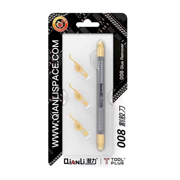 QIANLI 008 Multifunctioal CPU IC Glue Remover Knife Thin Blade Motherboard BGA Chip Glue Cleaning Knife, QIANLI 008
