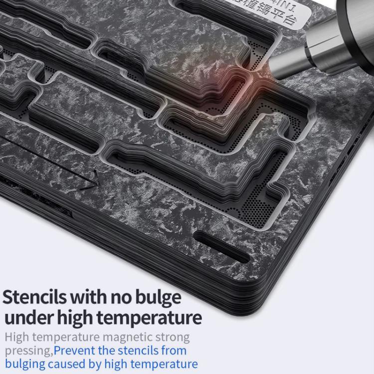 Qianli 4 in 1 Magnetic Middle Layer BGA Reballing Platform for iPhone 16 Series, Qianli for iPhone 16 Series