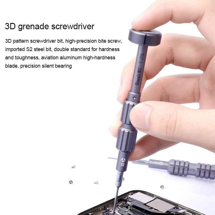 Qianli i-Thor S2 Precision 3D Texture Hollow Cross Tip Middle Bezel Screwdriver, Qianli i-Thor Hollow Cross Tip