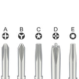 Qianli iFlying 5 in 1 Aluminum Handle Anti-slip Screwdriver, Qianli iFlying 5 in 1