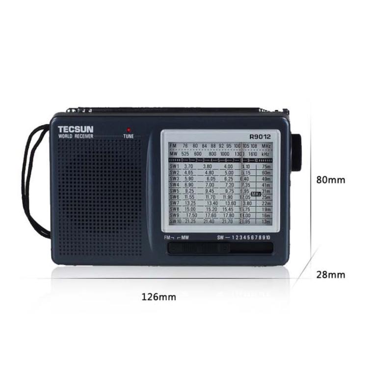 Tecsun R-9012 Portable Full Band FM Radio, R-9012