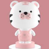 3W Cartoon Crown Pet USB Touch Control Night Light, Rabbit Pink, Rabbit Gray, Rabbit Light Blue, Bear Pink, Bear Gray, Bear Coffee, Cow Pink, Cow Coffee, Cow Green, Tiger Pink, Tiger Coffee, Tiger Green