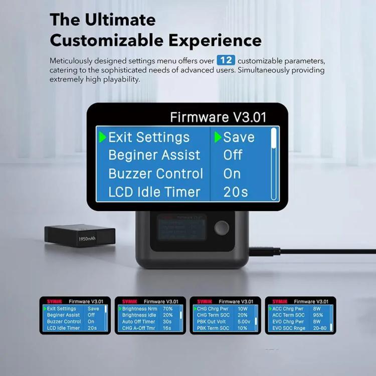 With Screen Charging Bin Intelligent Charge Manager For DJI Osmo 360 / Action 5 Pro / Action 4 / Action 3, Battery Not Included, RCSTQ 5 In 1