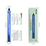 Smart Rechargeable Grinding Pen Portable Grinding Head Rust Removal Polishing Motherboard Repair Electric Grinder, RL-068C