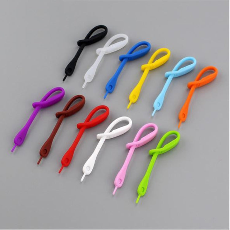 12 PCS / Set Wine Glass Recognizer Creative Silicone Wine Glass Mark, Rope