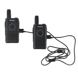 1 Pair RETEVIS RT18 16CHS FRS Dual PTT Handheld Walkie Talkie, US Plug, RT18, US Plug RT18, US Plug