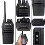 1 Pair RETEVIS RT21 2.5W US Frequency 400-480MHz 16CH Handheld Walkie Talkie, US Plug, RT21 US Plug
