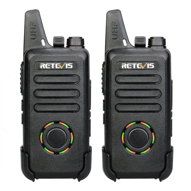 1 Pair RETEVIS RT22S US Frequency 22CHS FRS License-free Two Way Radio Handheld Walkie Talkie, US Plug, RT22S RT22S