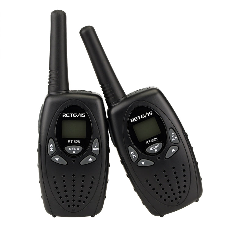 1 Pair RETEVIS RT628 0.5W EU Frequency 446MHz 8CHS Handheld Children Walkie Talkie, RT628(Black), RT628(White), RT628(Red) RT628(Black) Black