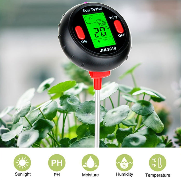 RZ104 Soil PH Meter Humidity Detector Digital PH Meter Soil Monitor PH Gardening Plant Soil Tester, RZ104