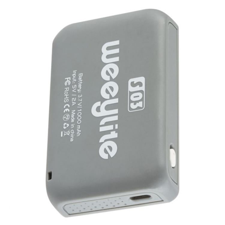 Weeylite S03 Portable RGB Light Video Live Streaming Photography Full Color Fill Light, S03 S03 Grey