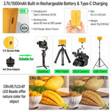 Weeylite S03 Portable RGB Light Video Live Streaming Photography Full Color Fill Light, S03