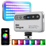 Weeylite S05 Portable App Control Phone Fill Lamp Video Live Streaming Photography RGB Full Color Fill Light, S05 S05 Grey