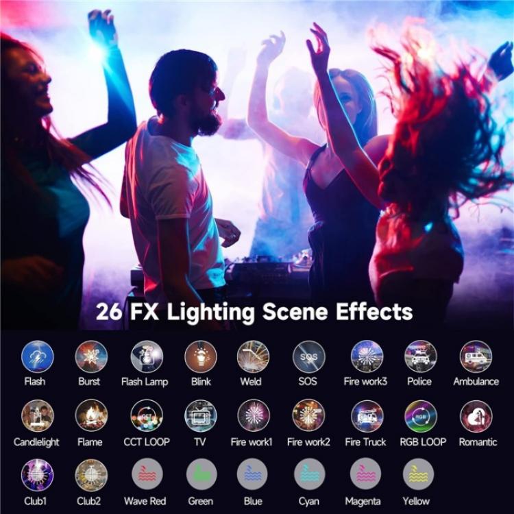 Weeylite S05 Portable App Control Phone Fill Lamp Video Live Streaming Photography RGB Full Color Fill Light, S05