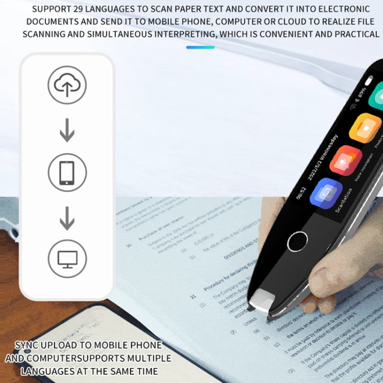 Hishell 3.5 inch Offline Photo Scanning Pen Dictionary Translation Recording Pen, S40 - Zen Craft