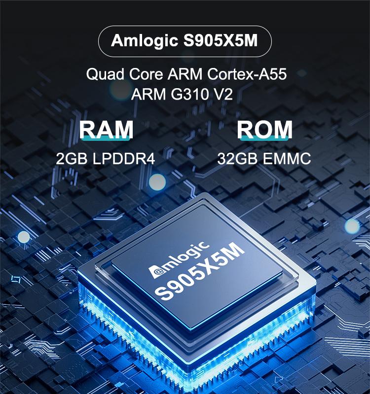 S905X5M Android 14 ATV Display Dongle 4K Smart TV Receiver, S905X5M