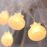 20 LEDs Teenage Style Warm Fairy Decorative Lamp for Christmas, Wedding, Bedroom, Shell Shape Shell Shape