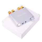 100W+100W Bluetooth Audio Digital Amplifier Board Module AUX USB External Sound Card