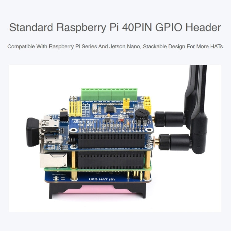 Waveshare SIM7600G-H M.2 4G HAT LTE CAT4 High Speed GNSS Global Band Module for Raspberry Pi, SIM7600G-H M.2 4G HAT