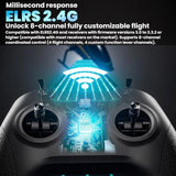 STARTRC C8 ELRS Remote Control Drone Training Aeromodelling Remote Control Traversing Aircraft Simulator Handle, Single Handle, With CR8 Receiver