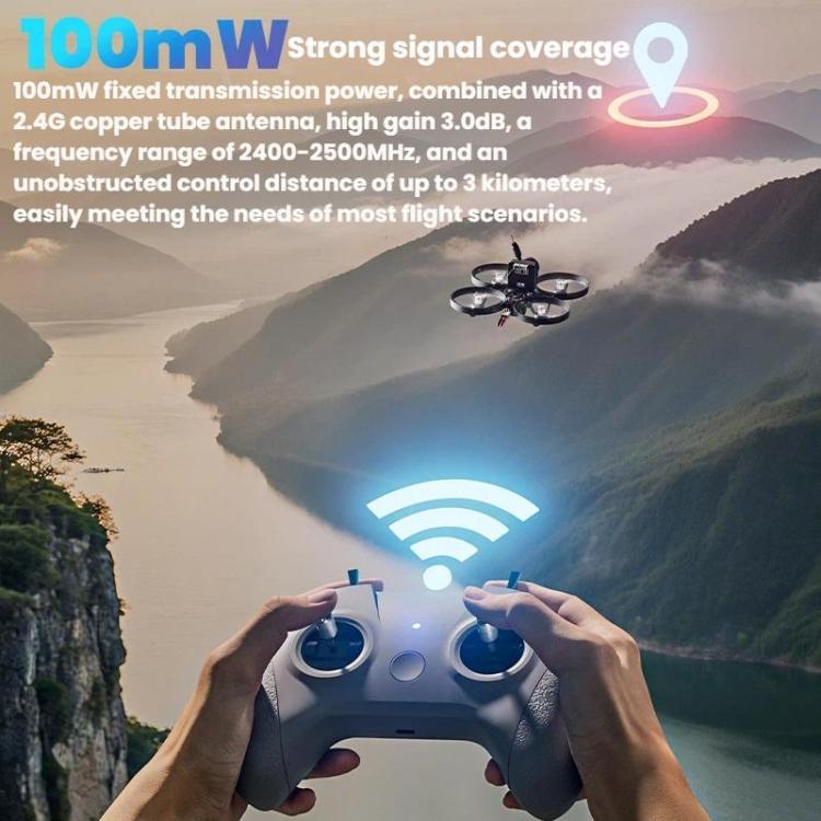 STARTRC C8 ELRS Remote Control Drone Training Aeromodelling Remote Control Traversing Aircraft Simulator Handle, Single Handle, With CR8 Receiver