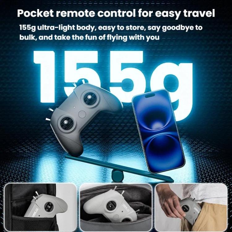 STARTRC C8 ELRS Remote Control Drone Training Aeromodelling Remote Control Traversing Aircraft Simulator Handle, Single Handle, With CR8 Receiver