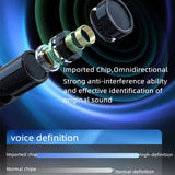 3.5mm Receiver Wireless Lavalier Microphone 9-inch Fill Light Tripod Set for Live Photography, Single Mic, Double Mic