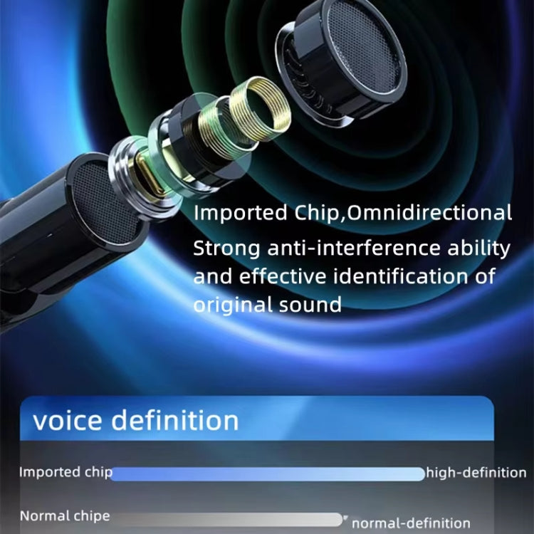 3.5mm Receiver Wireless Lavalier Microphone 9-inch Fill Light Tripod Set for Live Photography, Single Mic, Double Mic