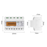 3-phase Tuya WiFi Energy Meter AC 380V, SINOTIMER DTS6619-050 80A With Switch, SINOTIMER DTS6619-049 100A Without Switch