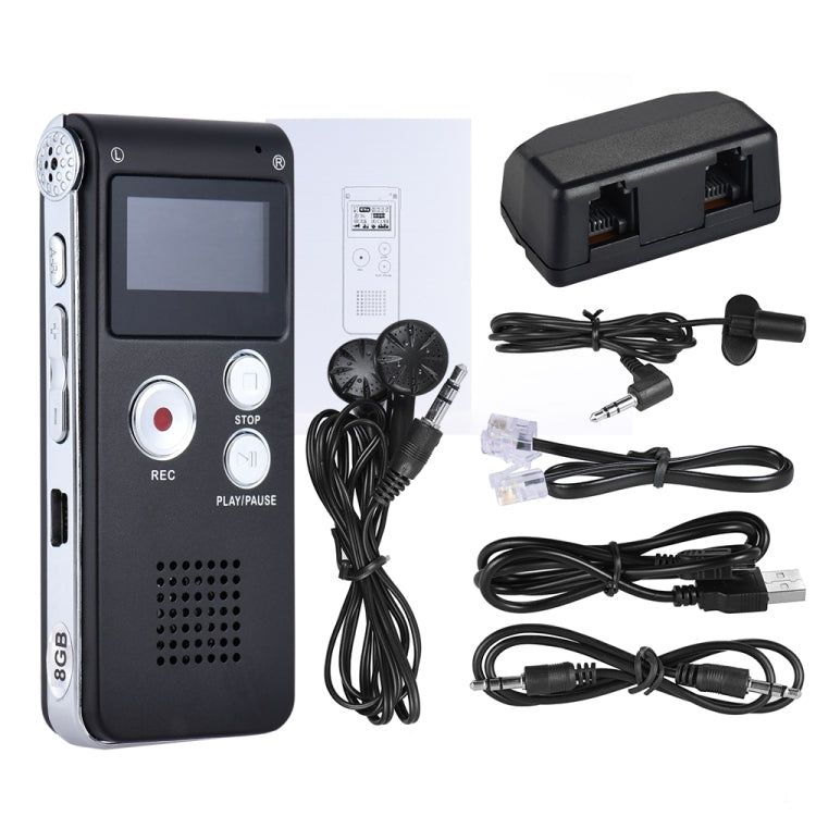 SK-012 8GB Voice Recorder USB Professional Dictaphone Digital Audio With WAV MP3 Player VAR Function Record, SK-012 8GB