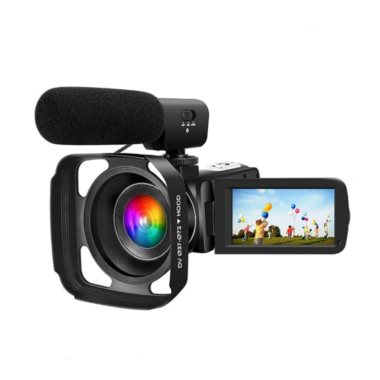 4K Digital Video Camera 3 Inch IPS Touch Screen 56MP 18X Digital Zoom WiFi Camcorder, Standard, Set 1, Set 2, Set 3 Set 2