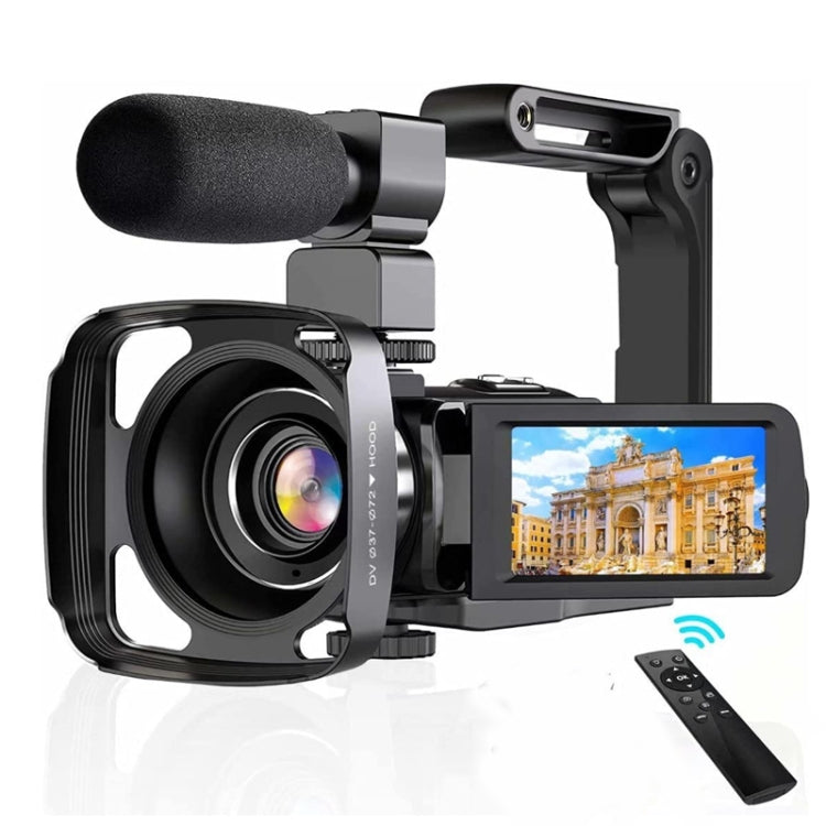 4K Digital Video Camera 3 Inch IPS Touch Screen 56MP 18X Digital Zoom WiFi Camcorder, Standard, Set 1, Set 2, Set 3 Set 3